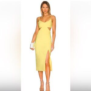 LIKELY Kimmie Dress in Yellow Cream Size 6